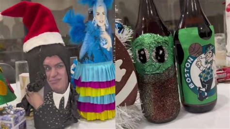 Caguamas decoradas con motivos navideños Descubre por qué esta