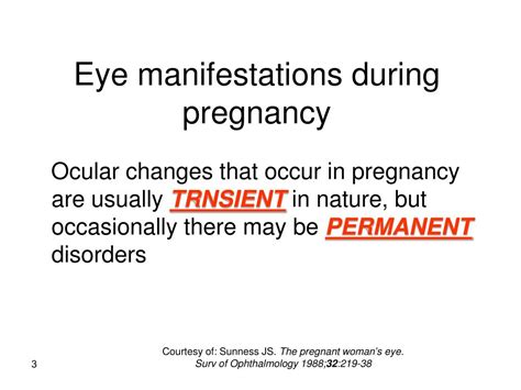 Ppt Eye Manifestations During Pregnancy Powerpoint Presentation Free