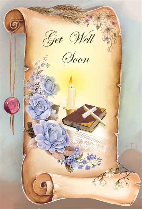 Get Well Religious Cards Gw87 Pack Of 12 2 Designs