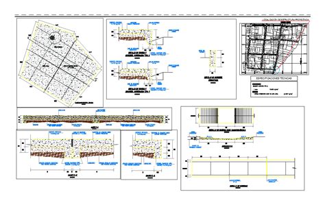 Pavimento Rigido En Autocad Librer A Cad