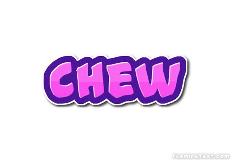 Chew Logo Free Name Design Tool From Flaming Text