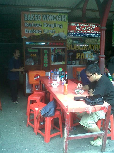 The Stall Of Bakso Wonogiri