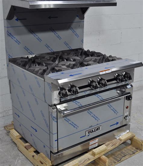 Vulcan V6b36s V Series Heavy Duty 6 Burner Gas Range W Standard Oven Ebay