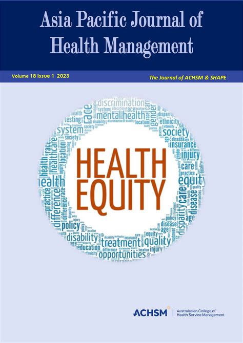 Asia Pacific Journal Of Health Management