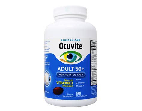 4 Pack Bausch And Lomb Ocuvite Adult 50 Eye Vitamin And Mineral