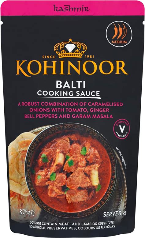 Kohinoor Balti Sauce Pack Of 6 Uk Grocery