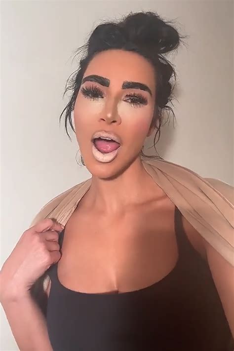 Kim Kardashian Uses Kylie Jenner S Line For Bad Makeup Tiktok