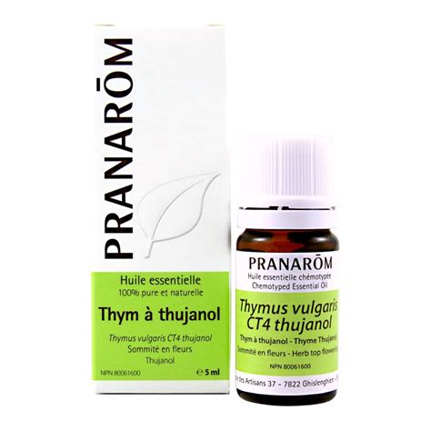 Huile Essentielle Thym Thujanol Par Pranarom Aromath Rapie