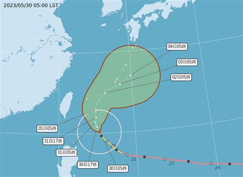 瑪娃逼近將「平行北上」 最新各國路徑幾乎一致 生活 自由時報電子報