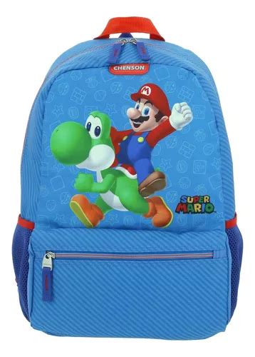 Mochila Grande Chenson Mario Bros Yoshi Oshi Mb66272 9 Envío gratis