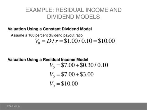 Ppt Residual Income Valuation Valuing Common Equity Powerpoint Presentation Id 1873204