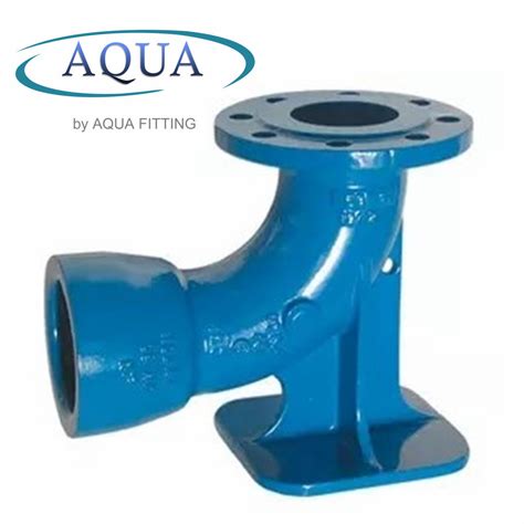 Ductile Iron Fitting Double Flange Socket Duckfoot Bend Elbow En545 Iso2531 Pipe Fitting And