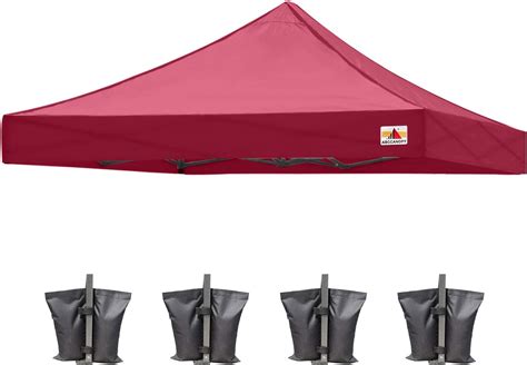 Abccanopy 3x3 Pop Up Gazebo Replacement Top Cover 100 Waterproof