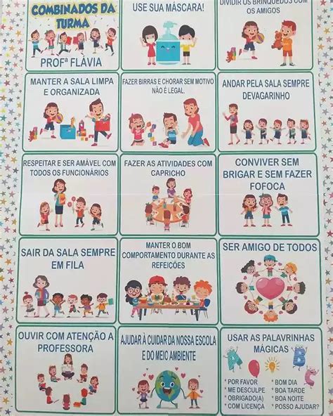 Combinados Educação Infantil para imprimir em PDF grátis