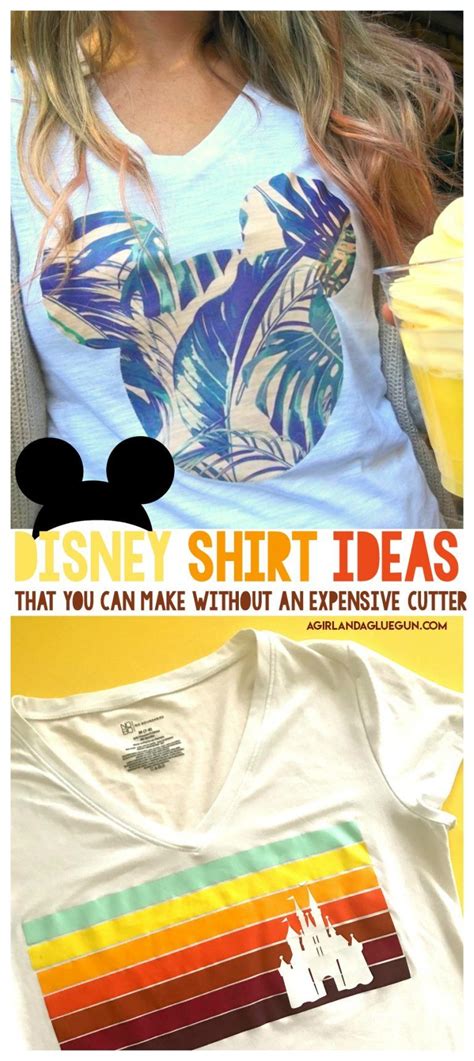 Diy A Disney Shirt With No Electronic Cutter Disney Shirt Diy