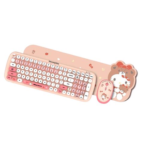 thecoopidea Sanrio Hello Kitty x TAPPY Wireless Keyboard & Mouse Set ...