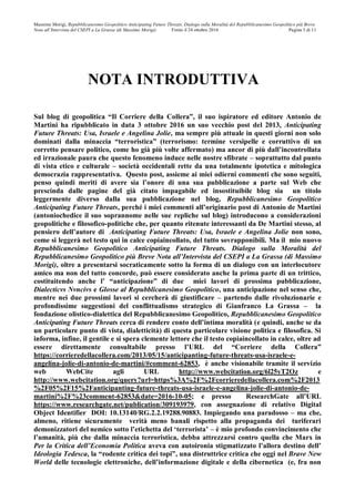 Repubblicanismo Karl Marx Massimo Morigi PDF