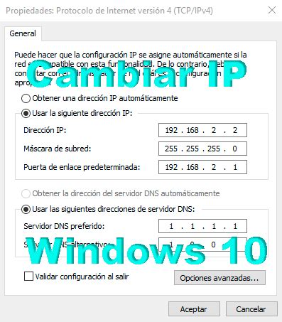 C Mo Cambiar La Ip De Mi Pc Windows Y La Velocidad De Un Video