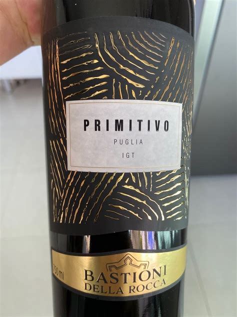 Bastioni Della Rocca Primitivo Puglia Igt Italy Puglia Puglia