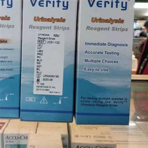 Jual Verify Parameter Urinalysis Reagent Strip Test Urin Pe