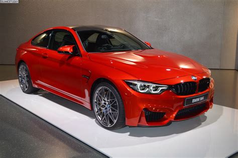 BMW M4 Facelift 2017 F82 LCI in kräftigem Sakhir Orange II