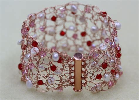 Wire Crochet Cuff Bracelet Tutorial Bead World