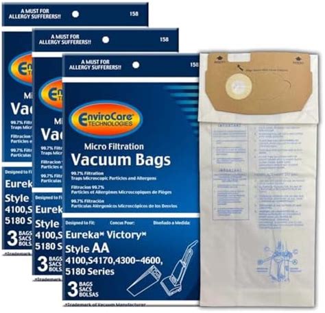 Envirocare Replacement Micro Filtration Vacuum Cleaner Dust Bags Made