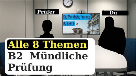 Alle Themen B F R Den Beruf M Ndliche Pr Fung Teil Youtube