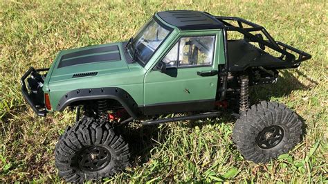 Remo Hobby New Look Injora Jeep Comanche Body Kit Trail Test Youtube