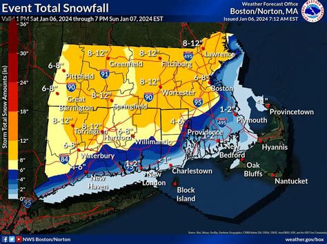 Massachusetts winter storm: Weekend snow predictions shown in 5 maps ...