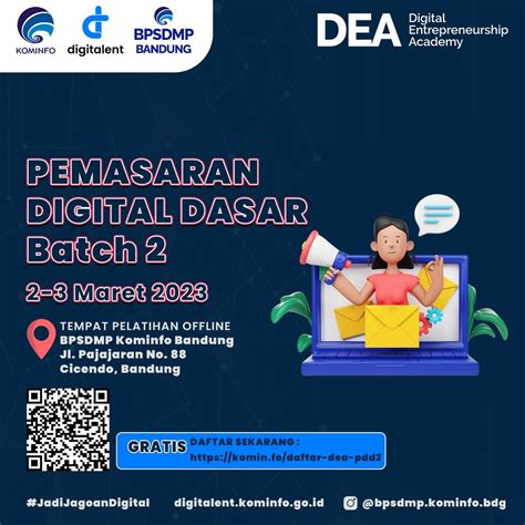 Hasil Seleksi Peserta Pelatihan DEA Pemasaran Digital Dasar Batch 2