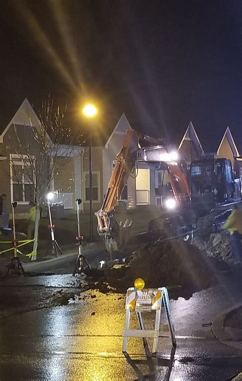 Sinkhole In Easton Swallows Construction Equipment Days After Suv Was