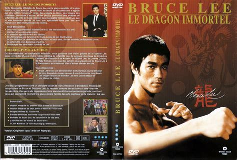 Jaquette DVD de Bruce Lee Le dragon immortel Cinéma Passion