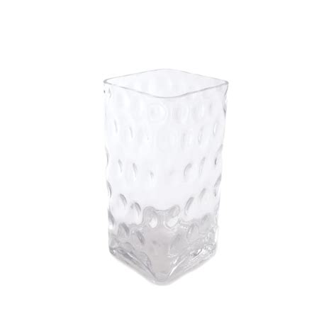 Vaso Decorativo In Vetro Soffiato Trasparente H Vanity Maisons Du Monde