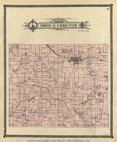 1905 Standard Atlas of Morgan County