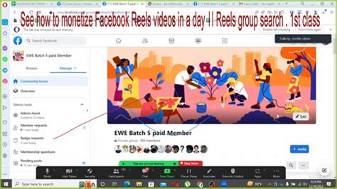 See How To Monetize Facebook Reels Videos In A Day Reels Group