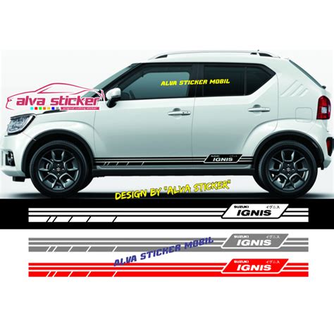 Jual Sticker Ignis Stiker Ignis List Jdm Kanji Body Mobil Suzuki Ignis