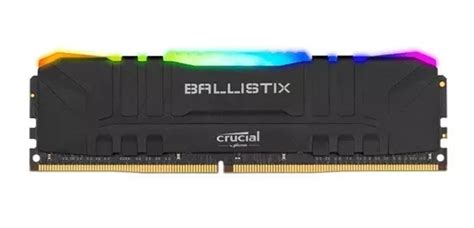 Mem Ddr4 Crucial Ballistix Blk 8gb 3200mhz Rgb Bl8g32c16u4bl Mercadolibre