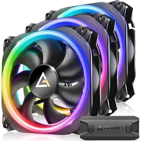 Antec RGB Lüfter PC Lüfter 120 mm RGB Lüfter 5 V 3 PIN adressierbare