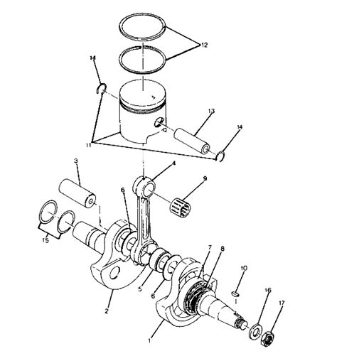 MOTEUR VILBREQUIN ET PISTON POUR BIG BOSS 6X6 1991 Esprit POLARIS