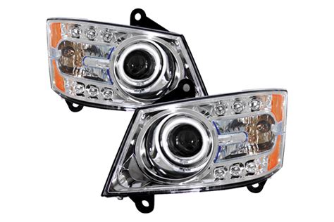 Dodge Caliber 2006 2010 Chrome Ccfl Halo Projector Headlights By Spec D