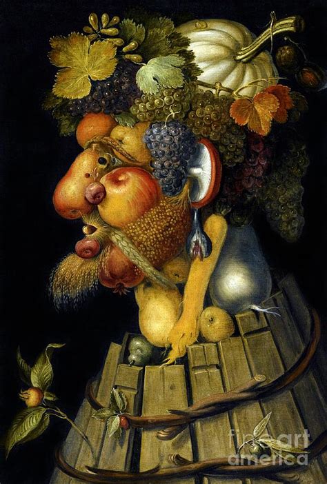 Four seasons - Autumn Painting by Giuseppe Arcimboldo | Fine Art America