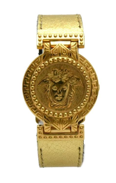 【楽天市場】【ウォッチ】gianni Versace ジャンニ ヴェルサーチ メデューサ Gp 革ベルト レディース Qz クォーツ 腕時計