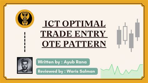 Master Ict Ote Trading Strategy Optimal Trade Entry Guide