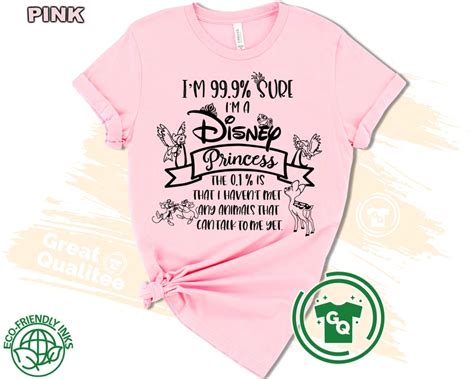 Disney Womens Girls Shirt I Am A Disney Princess Graphic Tee Etsy