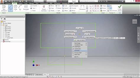 Autodesk Inventor 2016 Tutorial Sketch Entity Types YouTube