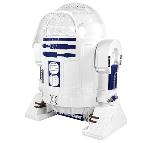 Customer Reviews: Uncanny Brands Star Wars R2D2 Popcorn MakerFully Operational Droid Kitchen ...