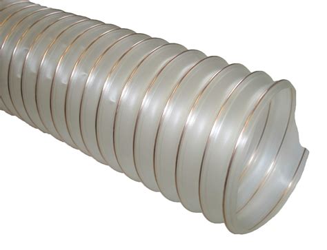 Buy Pu Flexible Ducting Hose 100mm Id Fully Antistatic Polyurethane Dust And Fume Extraction