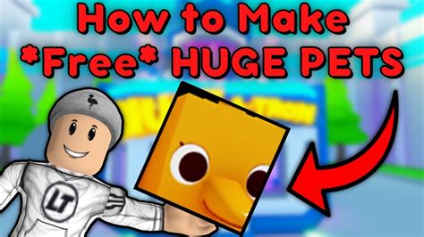 How To Make Free HUGE PETS Using Huge A Tron Machine Roblox Pet