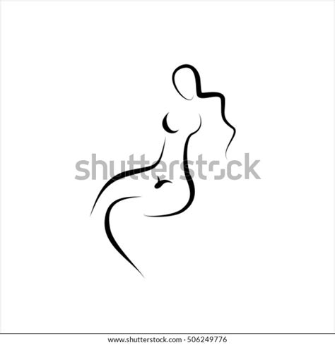 Naked Woman Icon Vector Stock Vector Royalty Free 506249776 Shutterstock